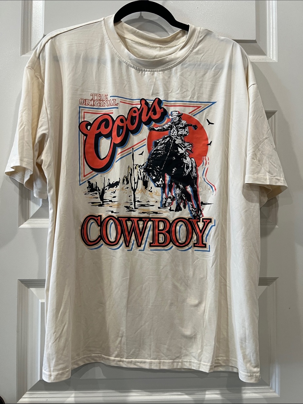 Cowboy Graphic Tee - Cream XL